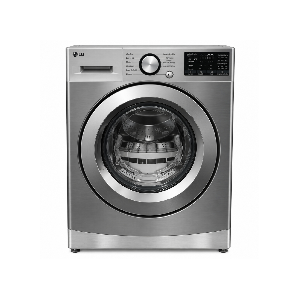 Secadora De Carga Frontal 20 Kg Color Gris LG