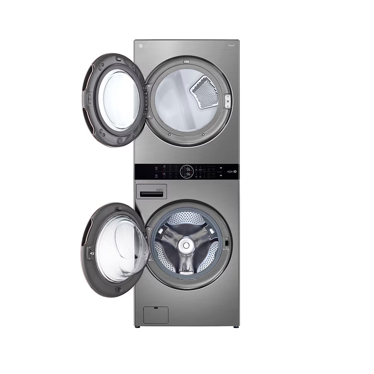 Centro De Lavado Carga Frontal 22 Kg Acero Inoxidable Color Gris LG - Miniatura 3