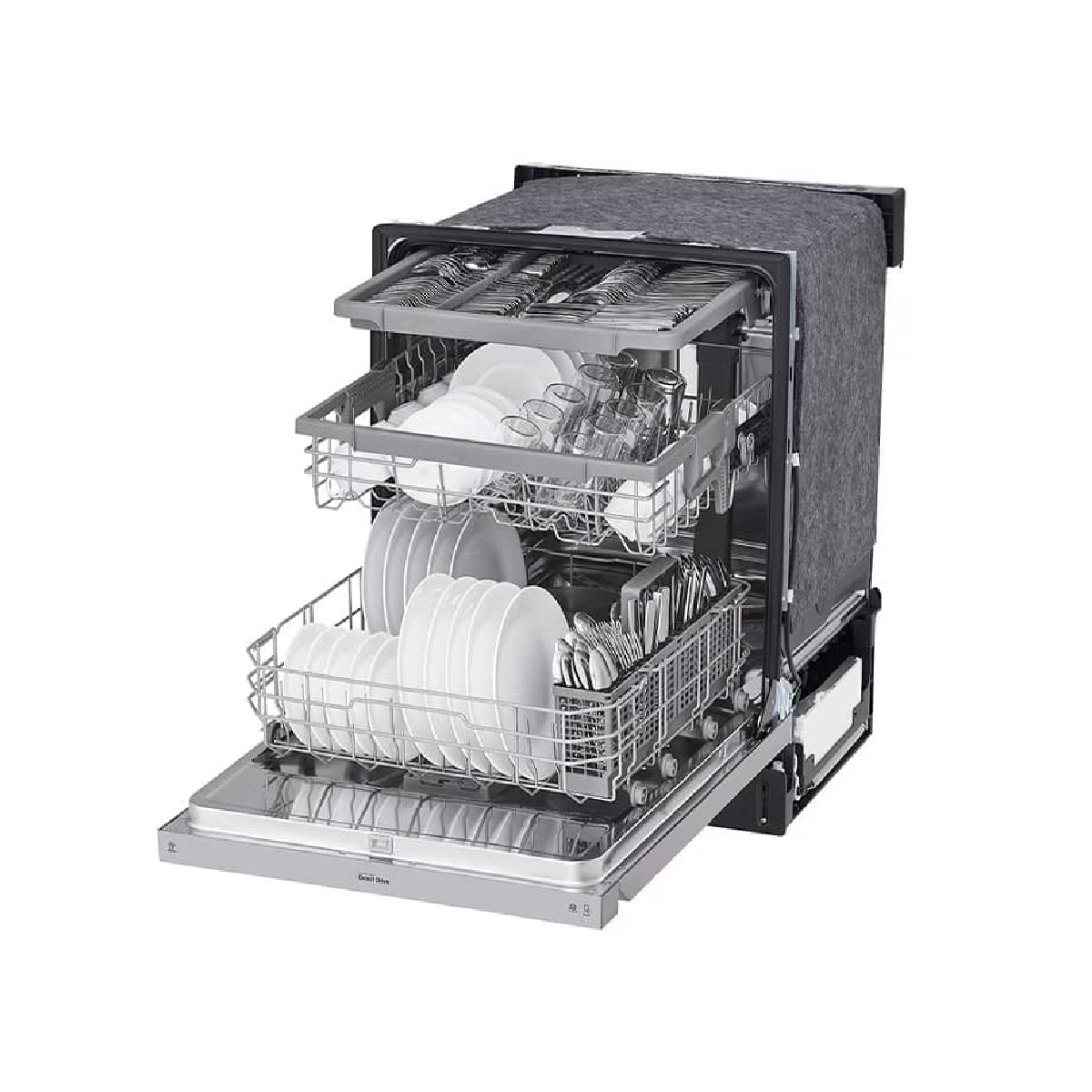 Lavaplatos De 24 Pulgadas En Acero Inoxidable Color Plata LG - Miniatura 3