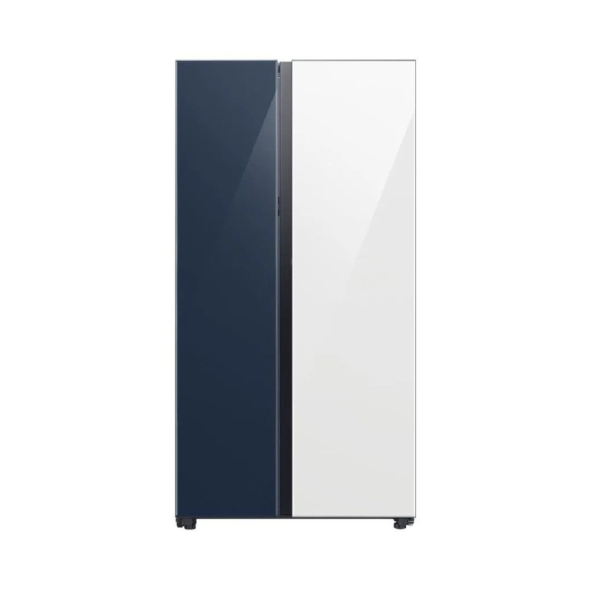 Nevera Side By Side Bespoke 23 Pies color Blanco y Azul Samsung