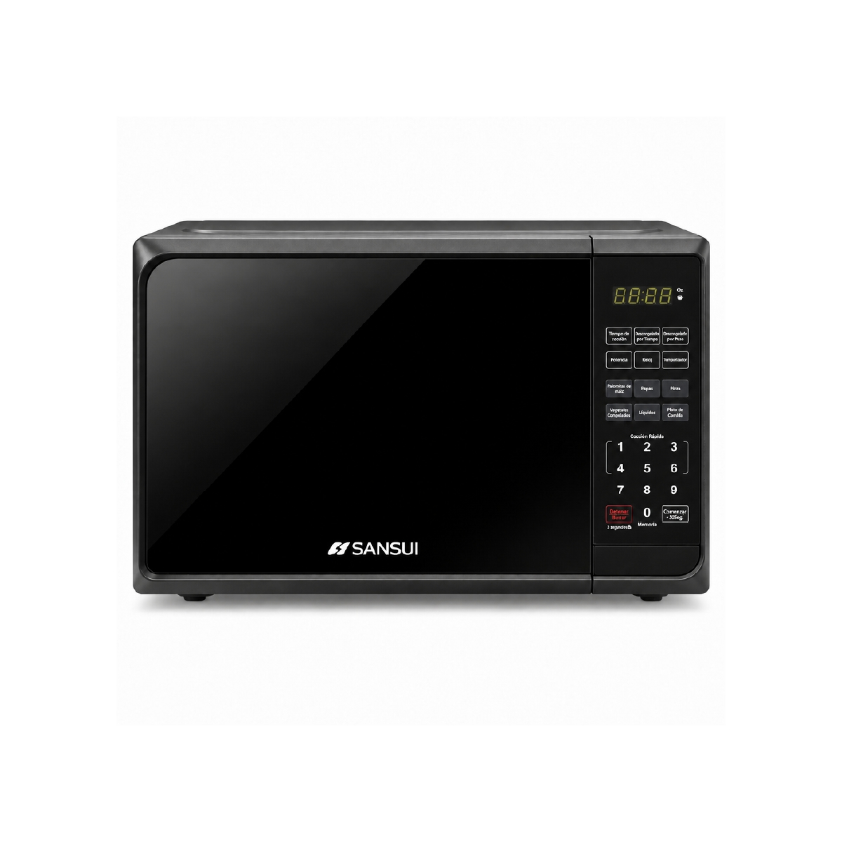 Microondas 0.7 Pies Color Negro Sansui