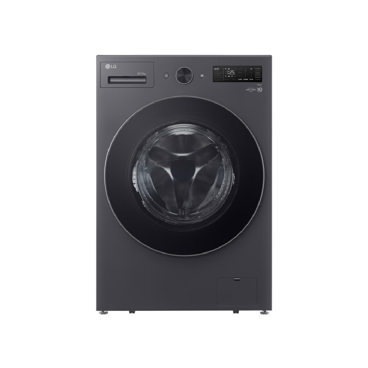 Lavadora Secadora 20 Kg TurboWash Negro LG