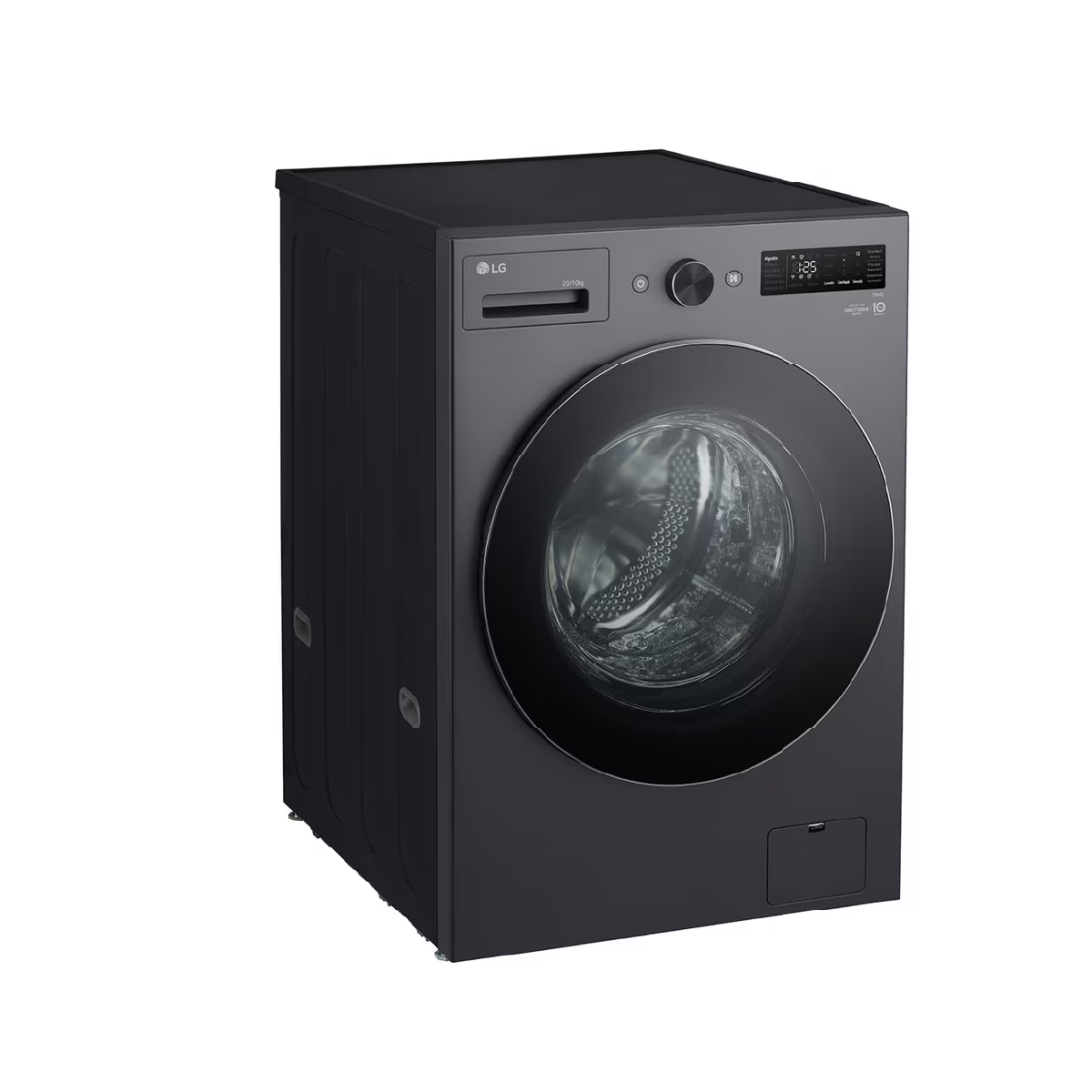 Lavadora Secadora 20 Kg TurboWash Negro LG - Miniatura 2