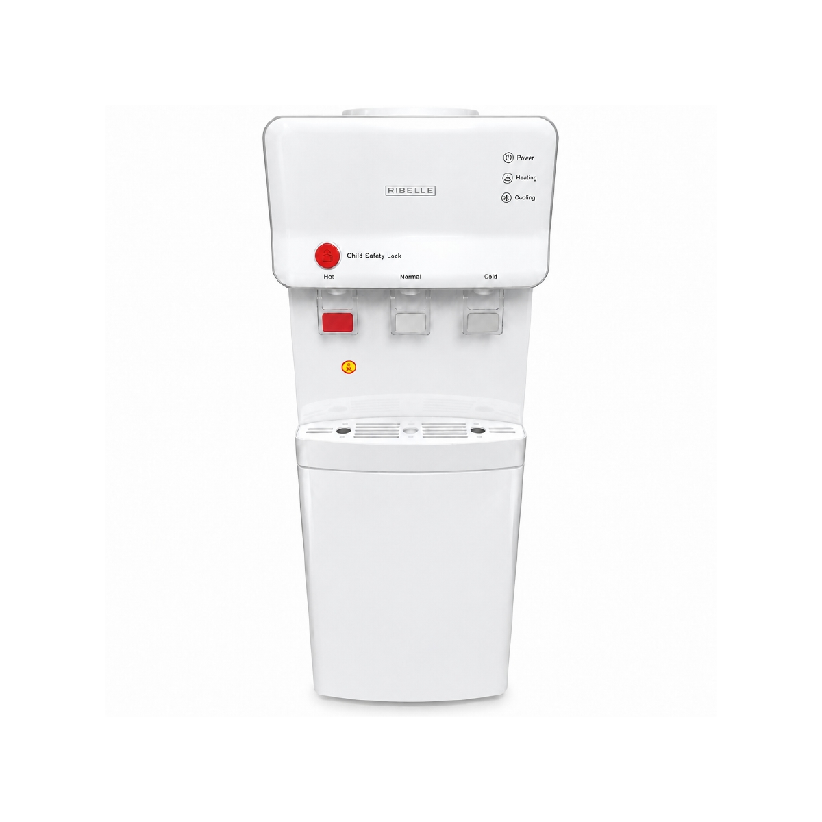 Dispensador De Agua Con Nevera color Blanco Ribelle
