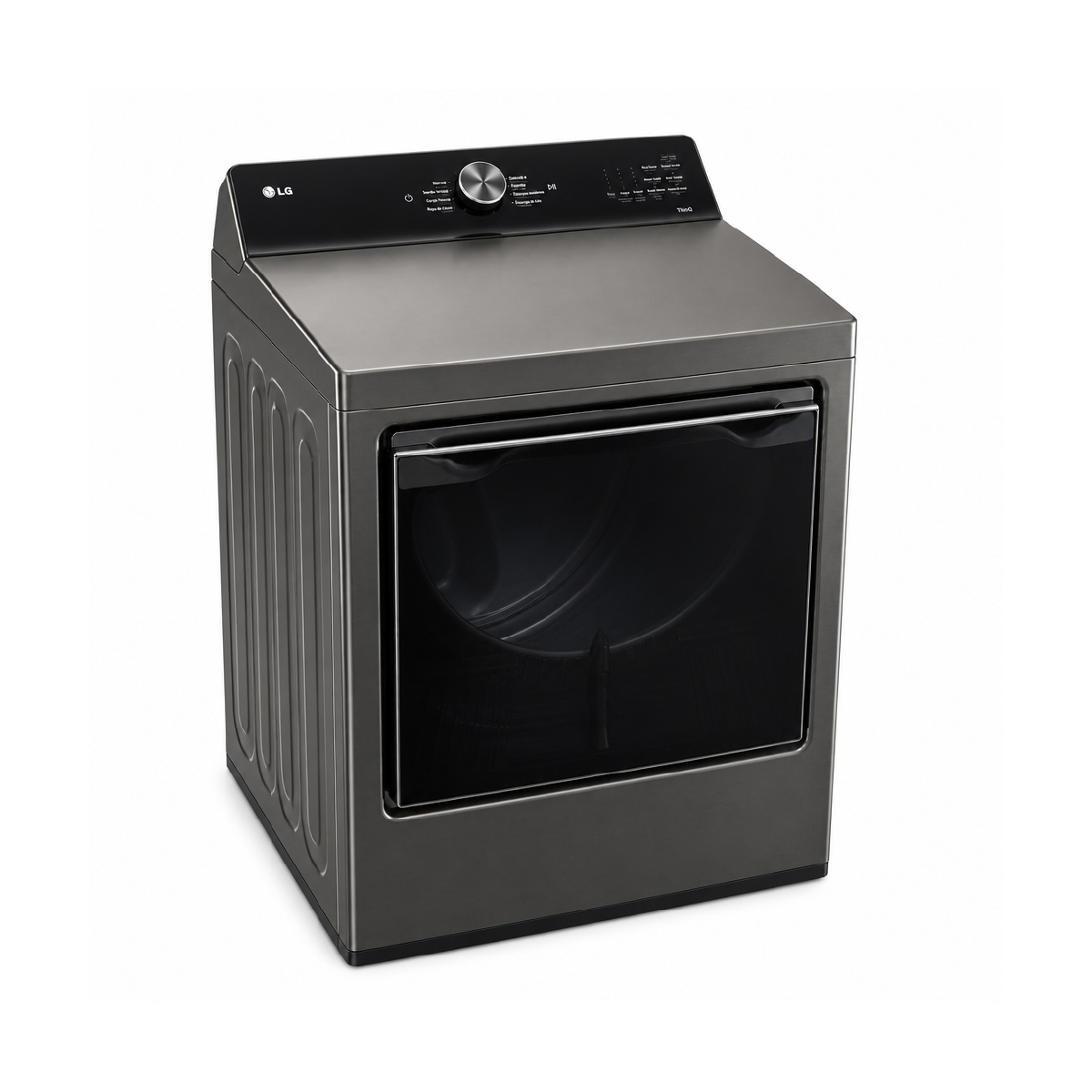 Secadora eléctrica de 22 Kg carga frontal Negro LG - Miniatura 2