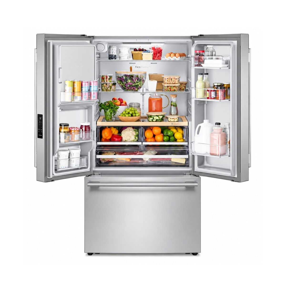 Nevera French Door 27 Pies Con Dispensador de Acero Inoxidable KitchenAid - Miniatura 3