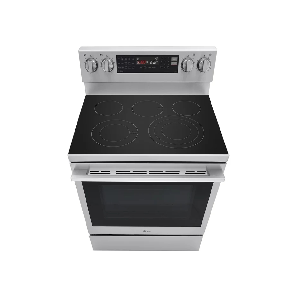 Cocina Electrica 30 Pulgadas 5 Hornillas PrintProof InstaView Acero Inoxidable LG - Miniatura 2