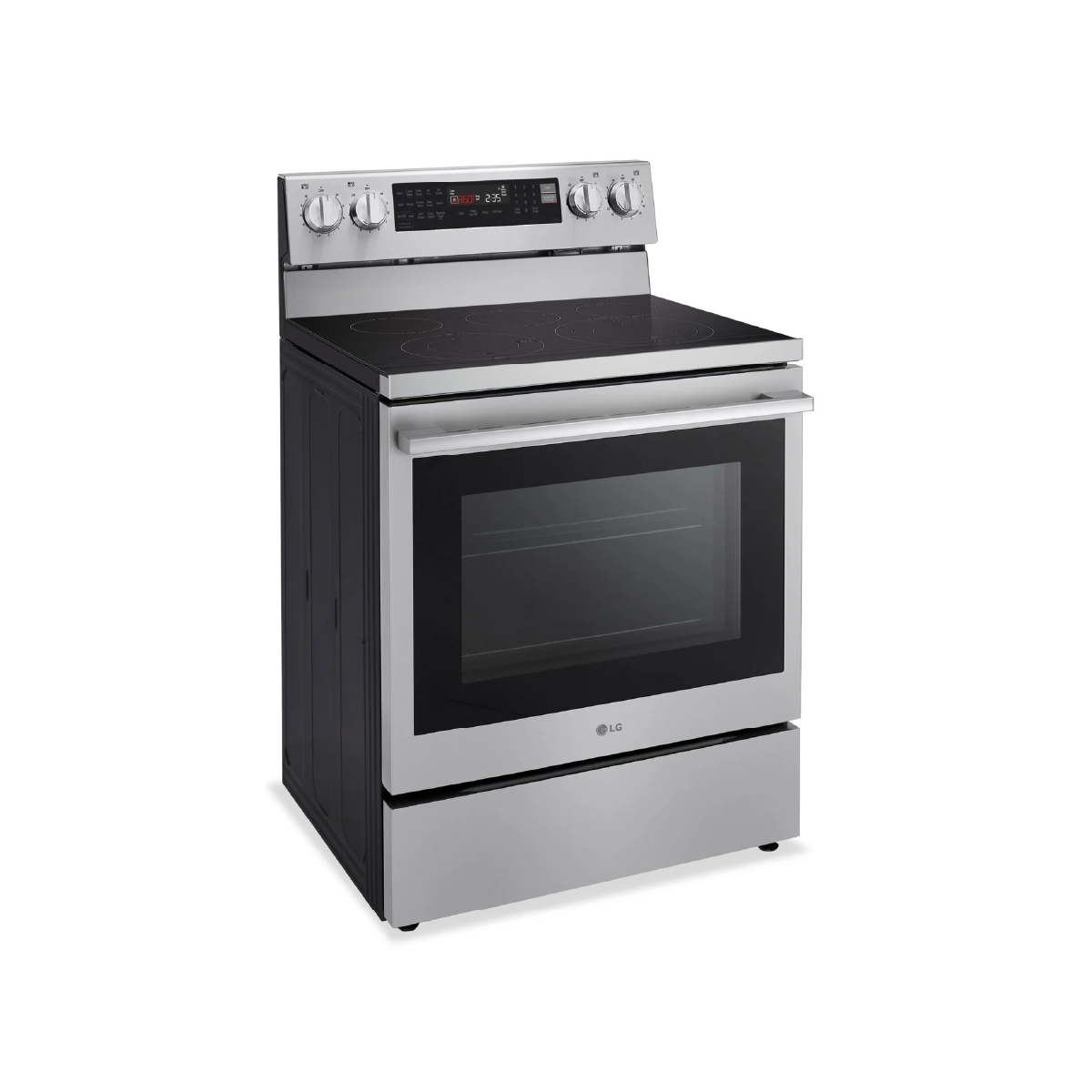 Cocina Electrica 30 Pulgadas 5 Hornillas PrintProof InstaView Acero Inoxidable LG - Miniatura 3