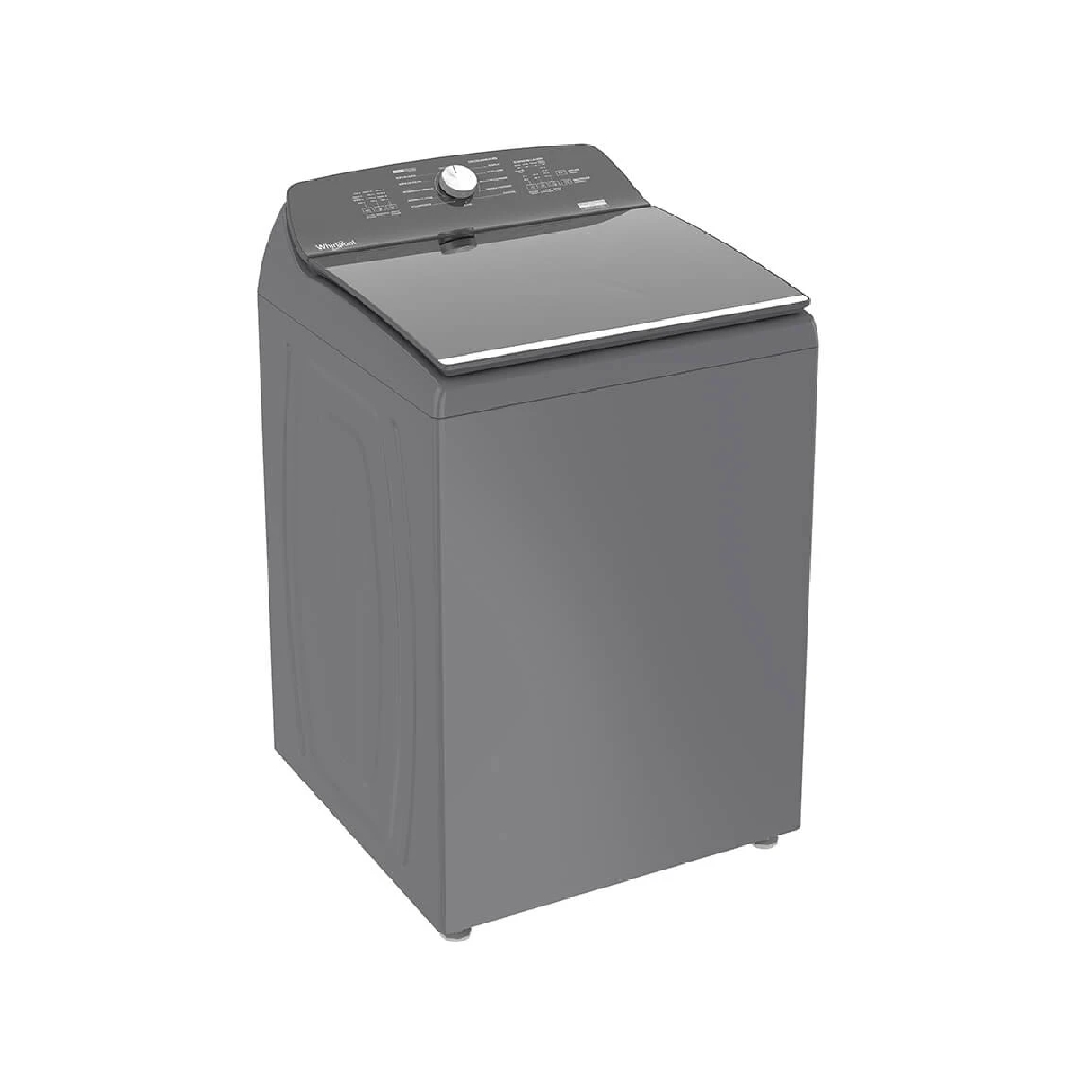 Lavadora Automática Carga Superior Gris 24 Kg Whirlpool - Miniatura 2