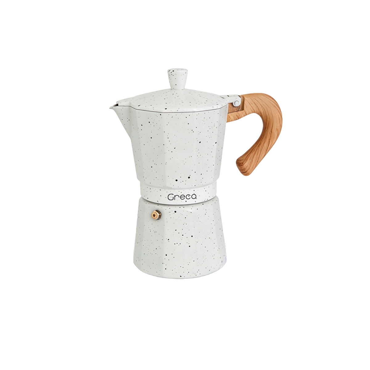 Cafetera 06 Tazas Clasica Color Blanco Greca