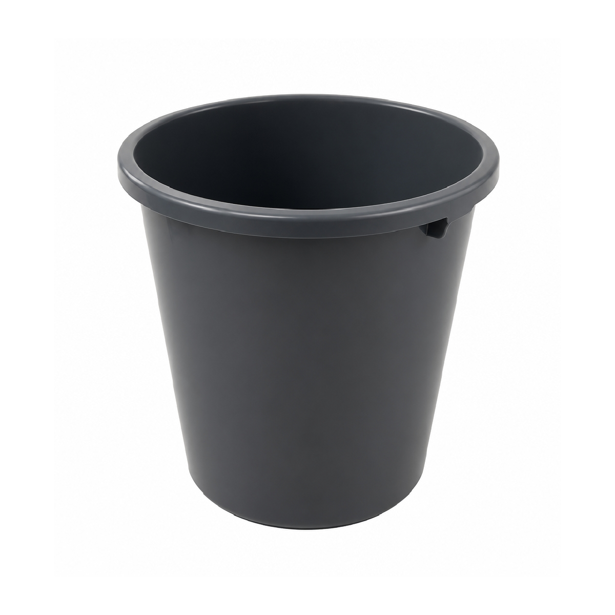 Basurero 40 litros color Gris Basic Home - Miniatura 2