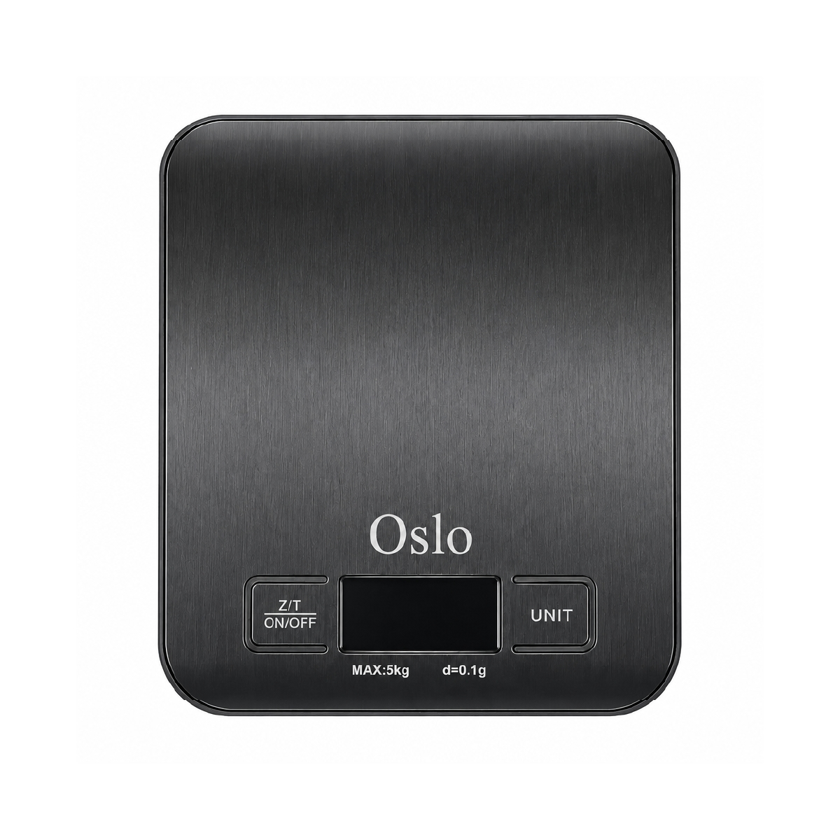 Peso Digital Para Alimentos 5 Kg Negro Oslo