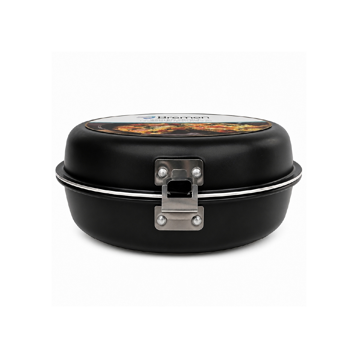 Sartén Doble Antiadherente Negro Bremen - Miniatura 2
