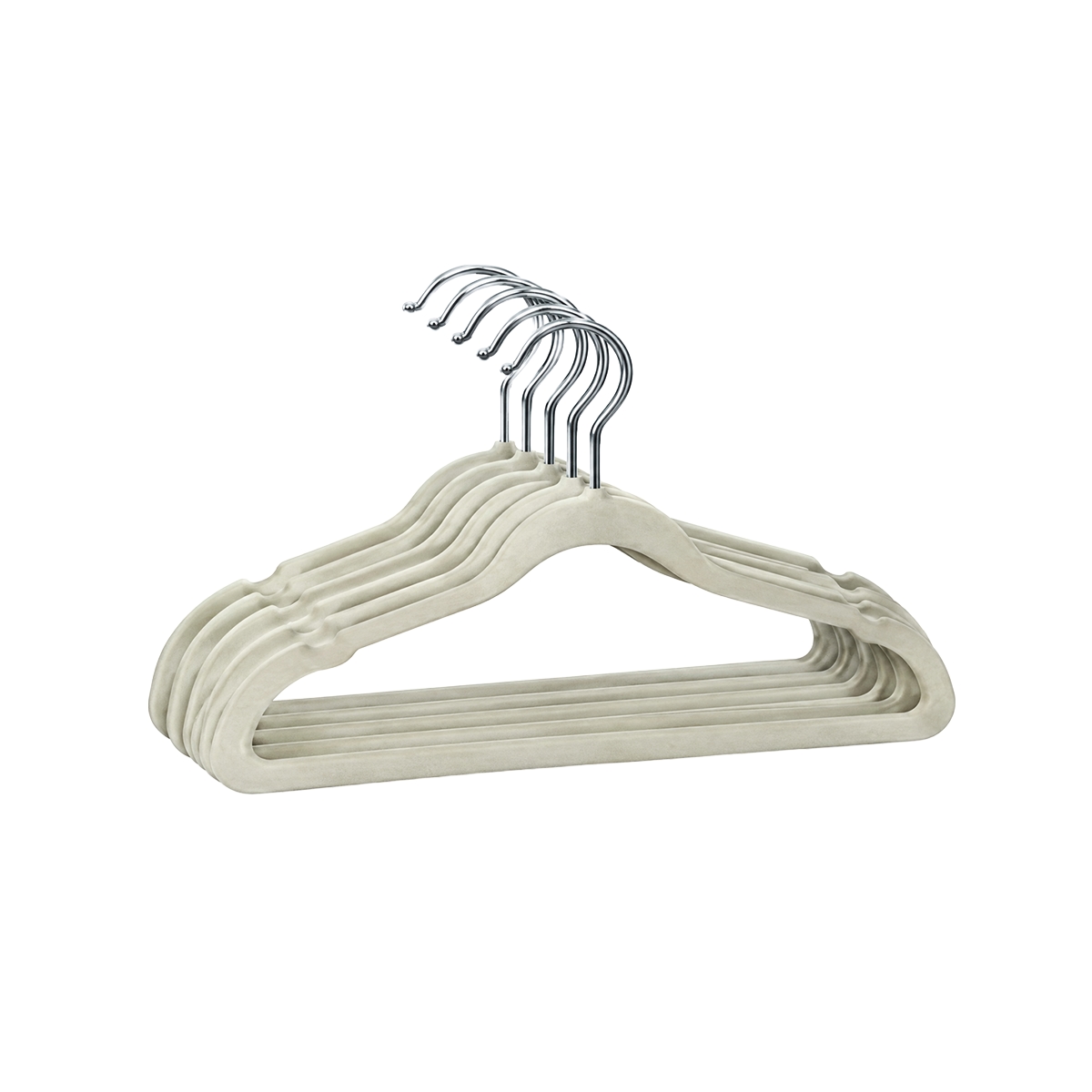 Set De Ganchos Para Ropa 5 Piezas Crema Wonder House - Miniatura 2