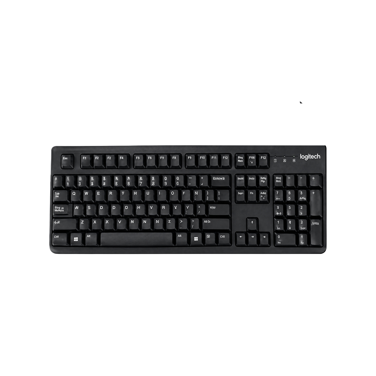 Teclado Alámbrico Negro Logitech