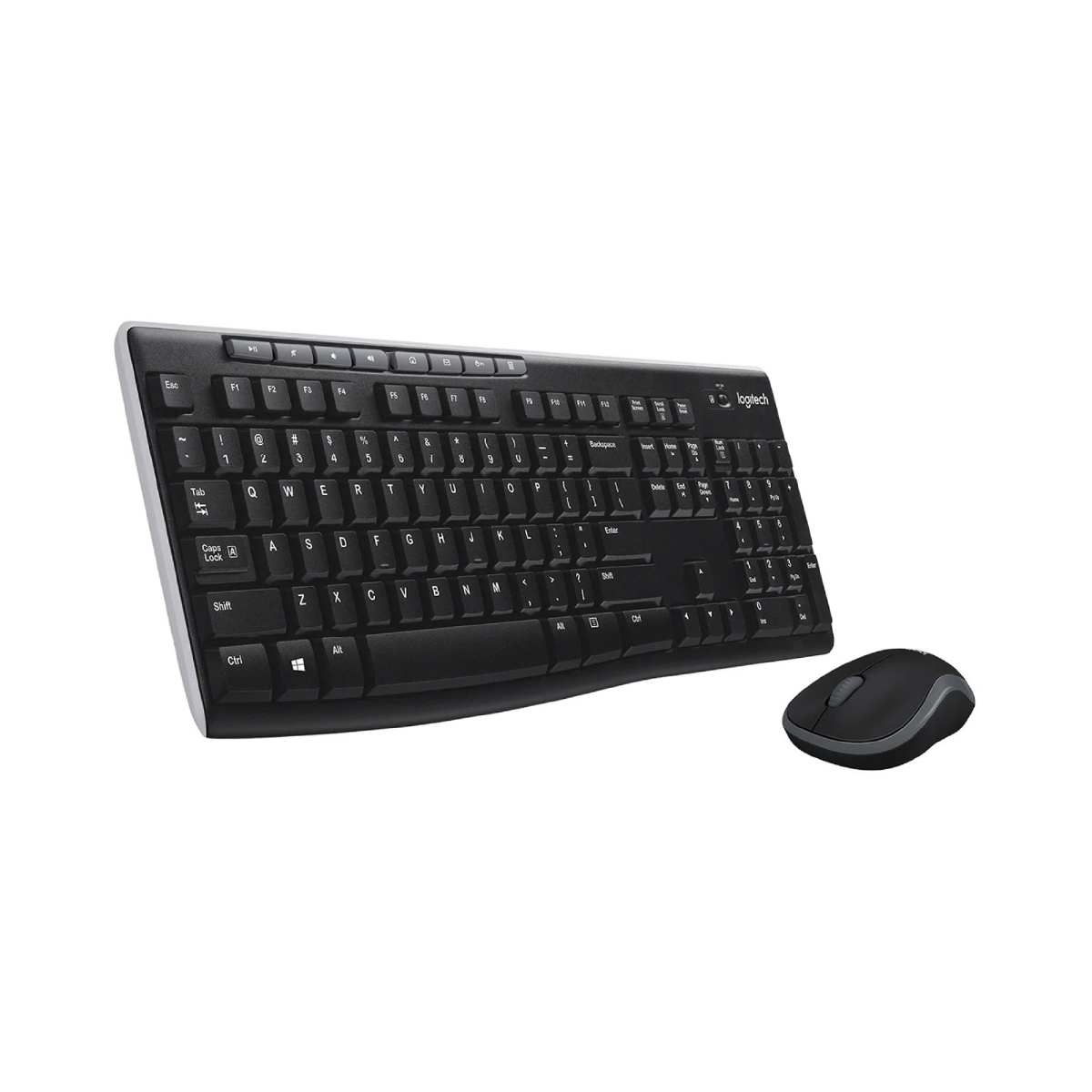 Kit De Teclado Y Mouse Inalámbrico Color Negro Logitech - Miniatura 2