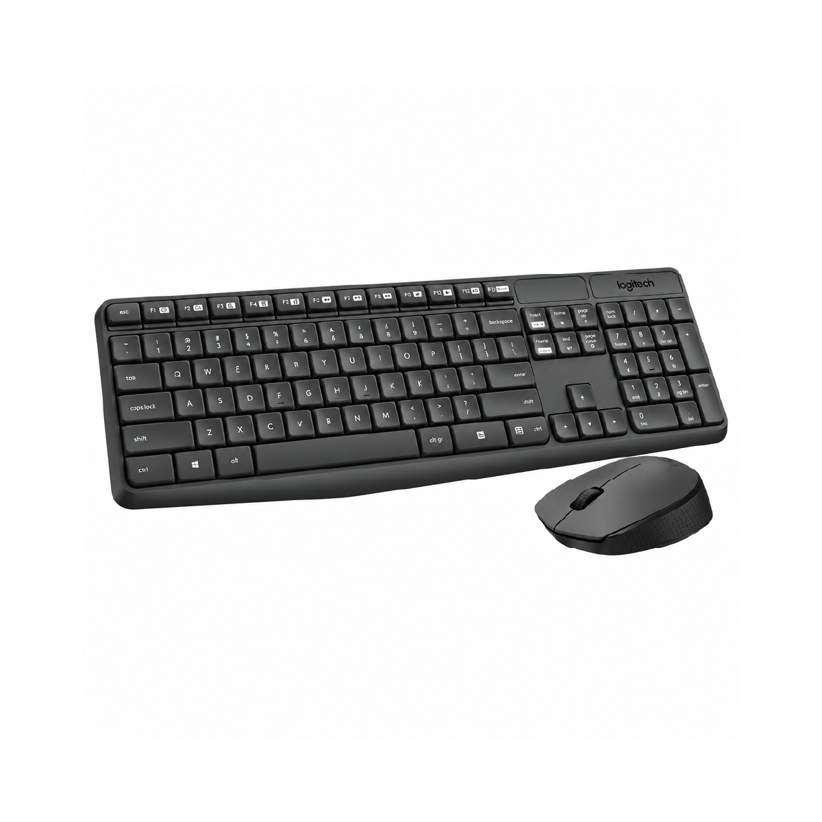 Kit de Teclado y Mouse Inalámbrico Color Negro Logitech - Miniatura 2