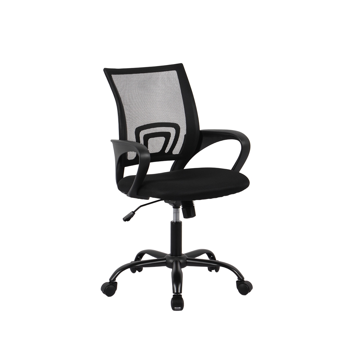 Silla De Oficina Ergonómica De Malla Color Negro Green Office - Miniatura 2