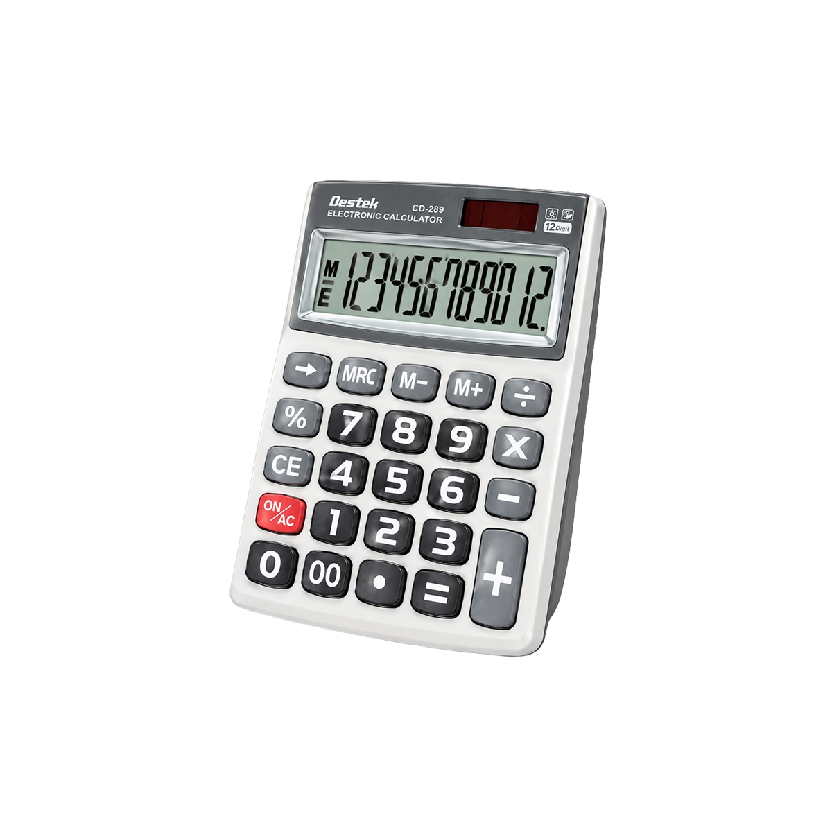 Calculadora Electronica 12 Digitos Color Plateado Destek - Miniatura 2