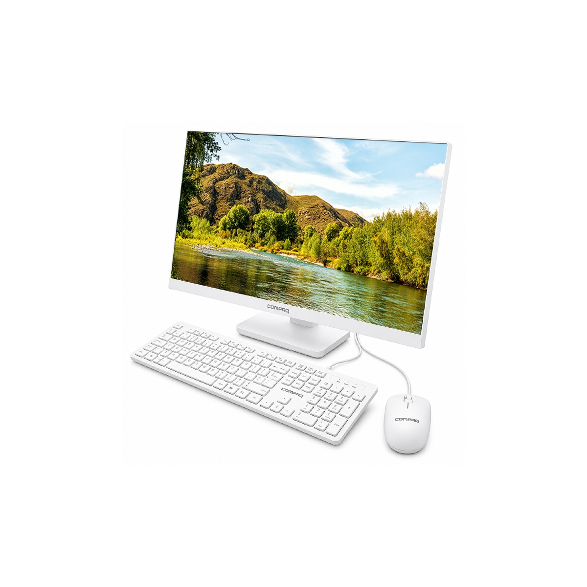 Computadora All In One 27 Pulgadas Ryzen 5 16GB RAM 512GB SSD Color Blanco Compaq - Miniatura 2