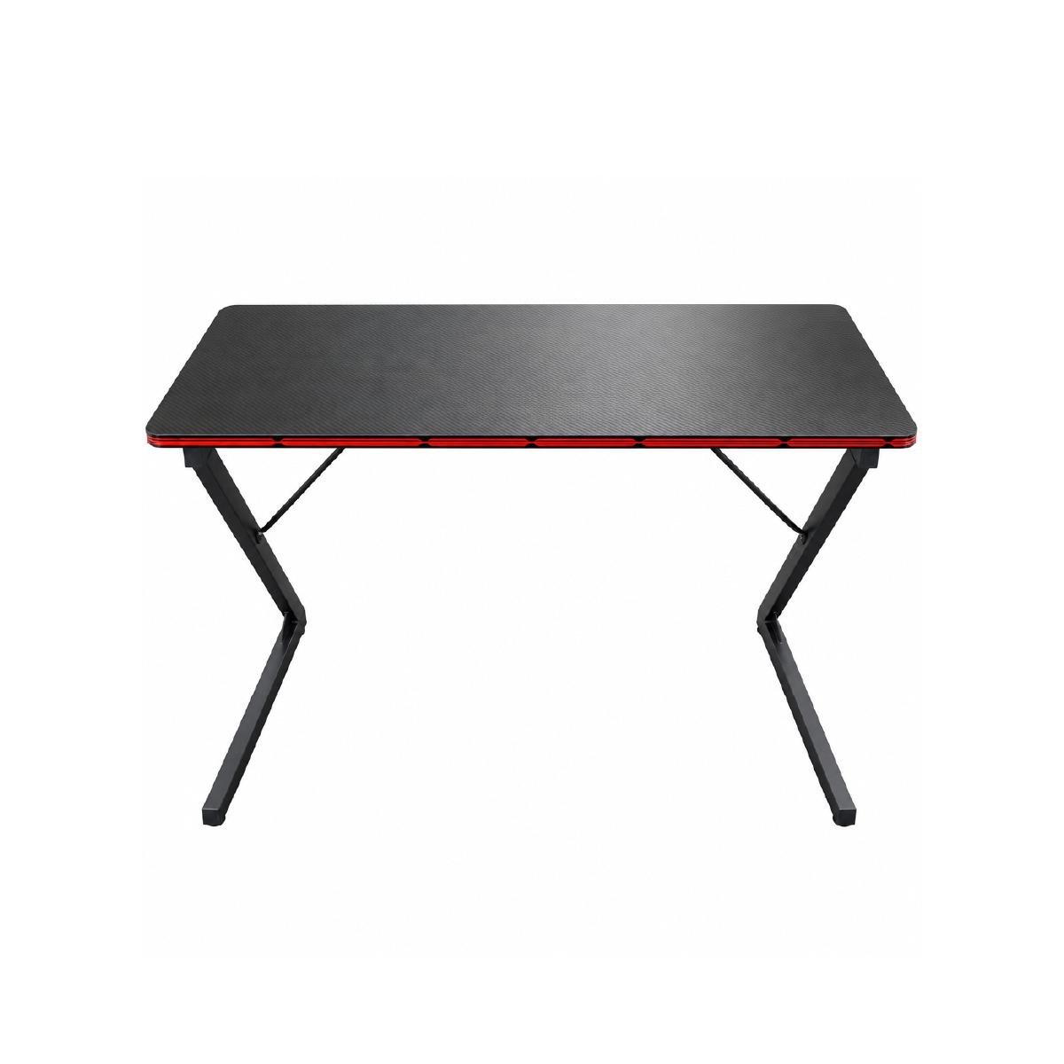 Escritorio Gaming En Forma De Z Color Negro Destek - Miniatura 2