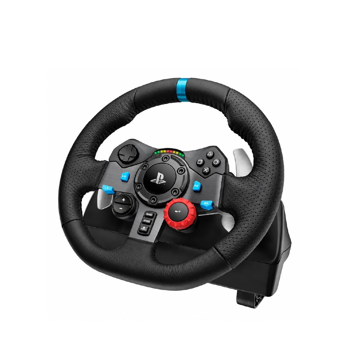 Volante de Carreras y Pedales con Palanca de Cambios Color Negro Logitech - Miniatura 2