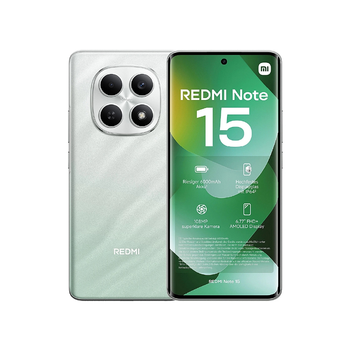 Celular Redmi Note 15 6GB RAM 128GB Color Verde Forest Green Xiaomi