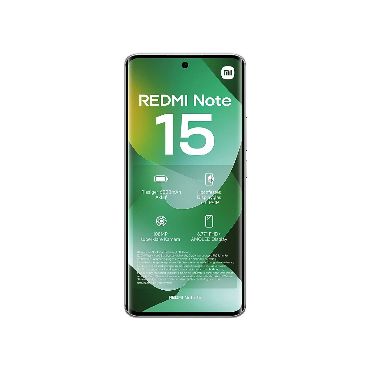 Celular Redmi Note 15 6GB RAM 128GB Color Verde Forest Green Xiaomi - Miniatura 2