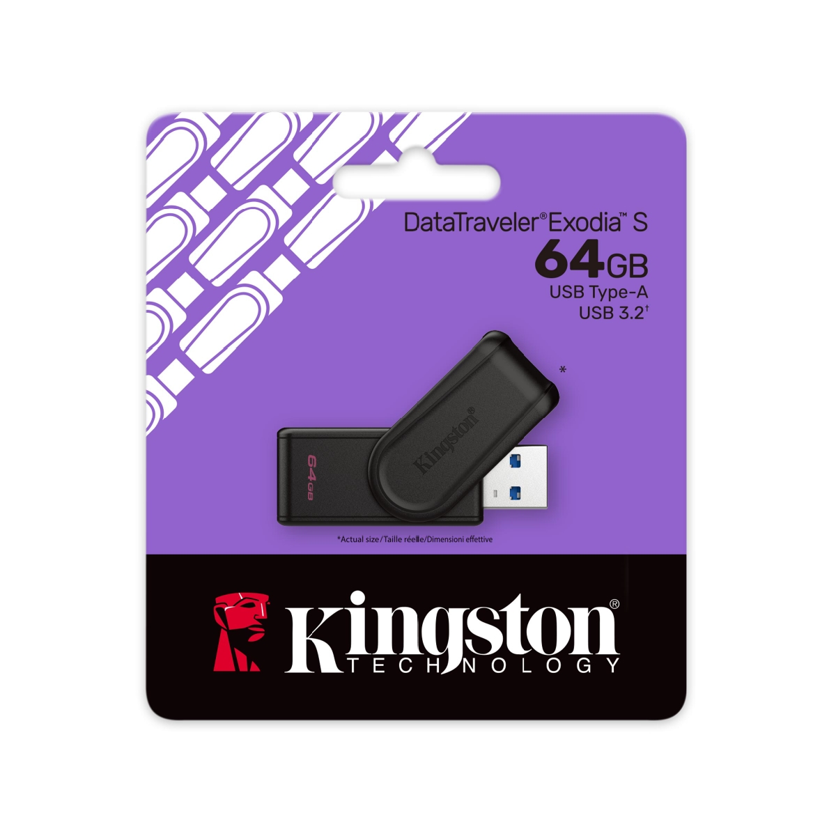 Pendrive De 64 Gb Kingston - Miniatura 3