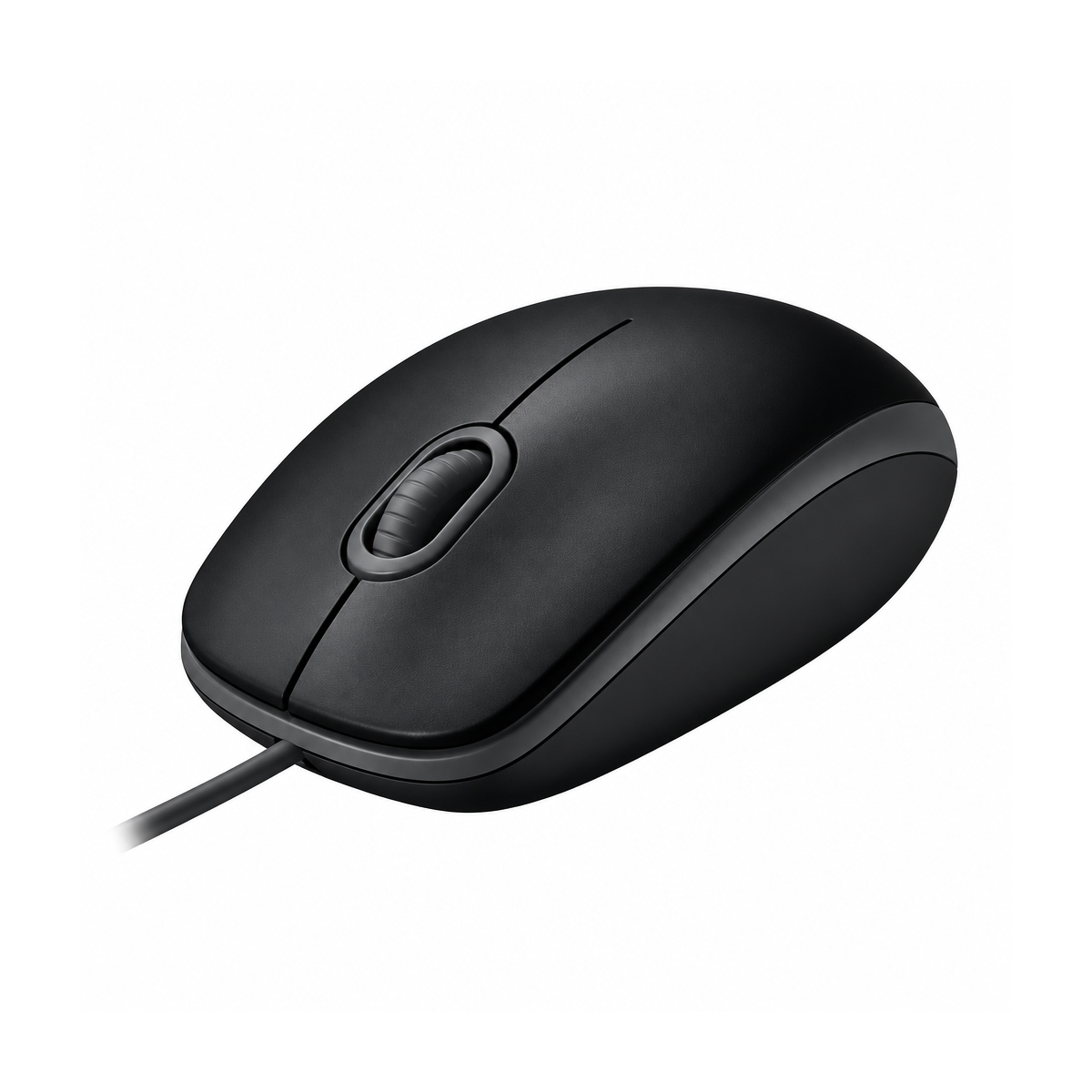 Mouse Alámbrico Negro Logitech
