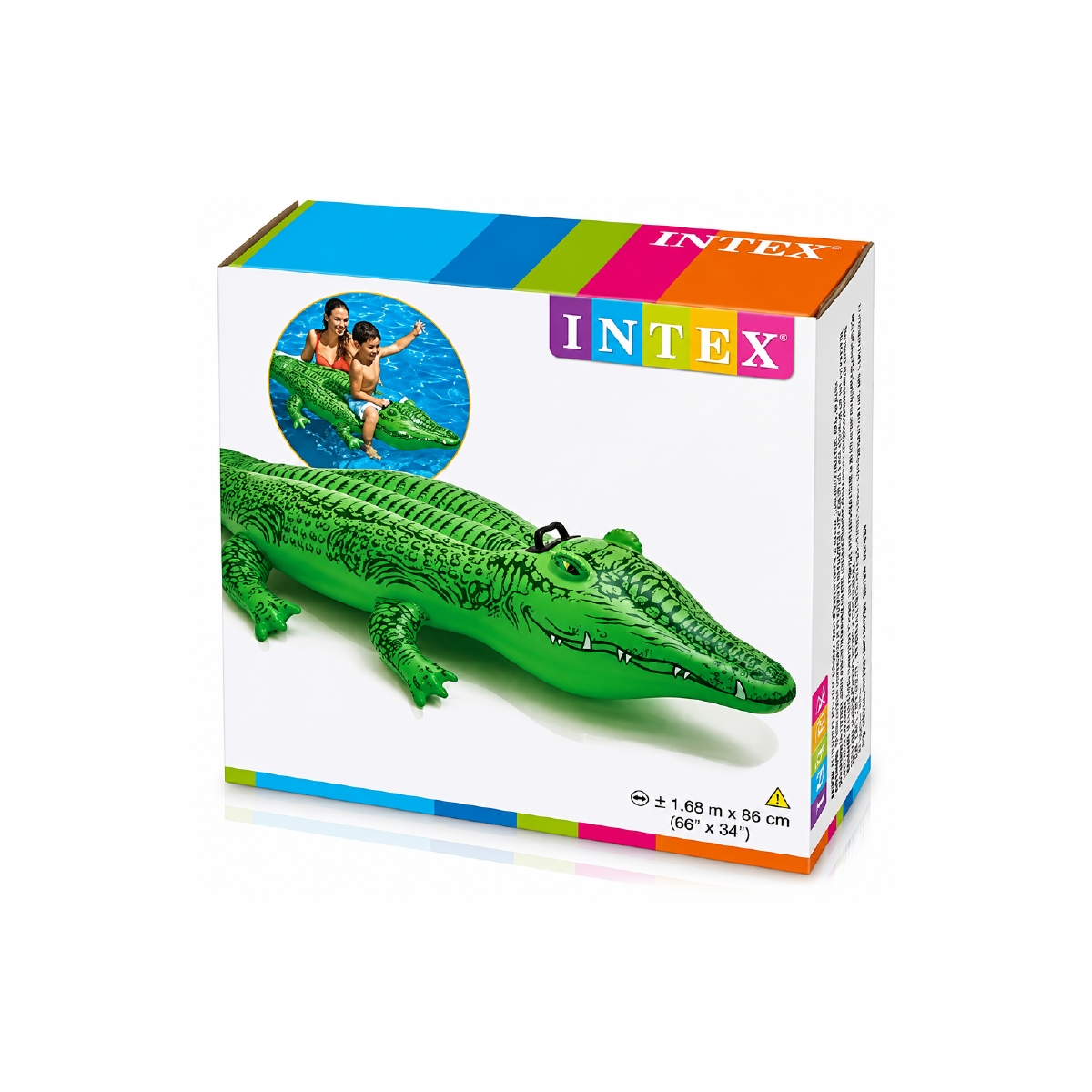 Inflable Para Piscina Diseño Cocodrilo Intex - Miniatura 2