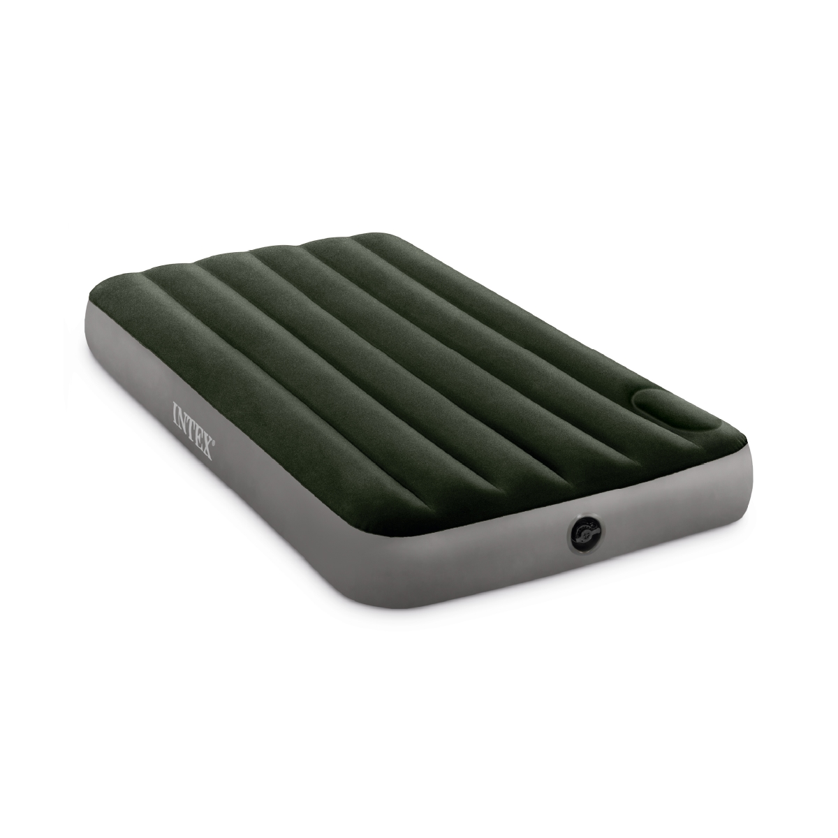 Colchón Inflable individual con Inflador Integrado Gris Intex - Miniatura 2