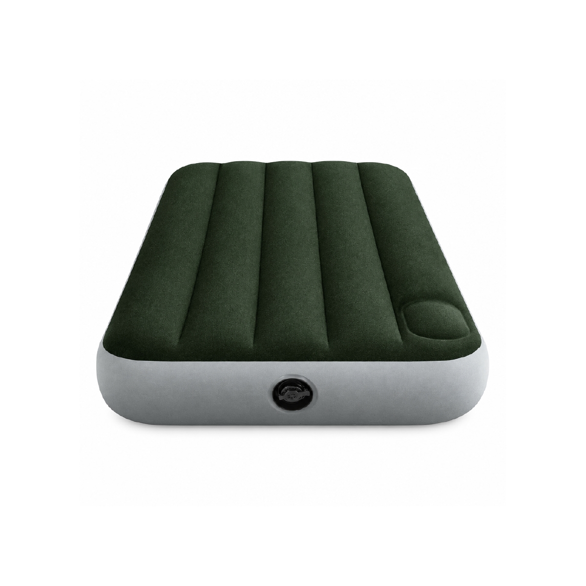 Colchón Inflable Individual con Inflador de Pie Integrado Gris Intex