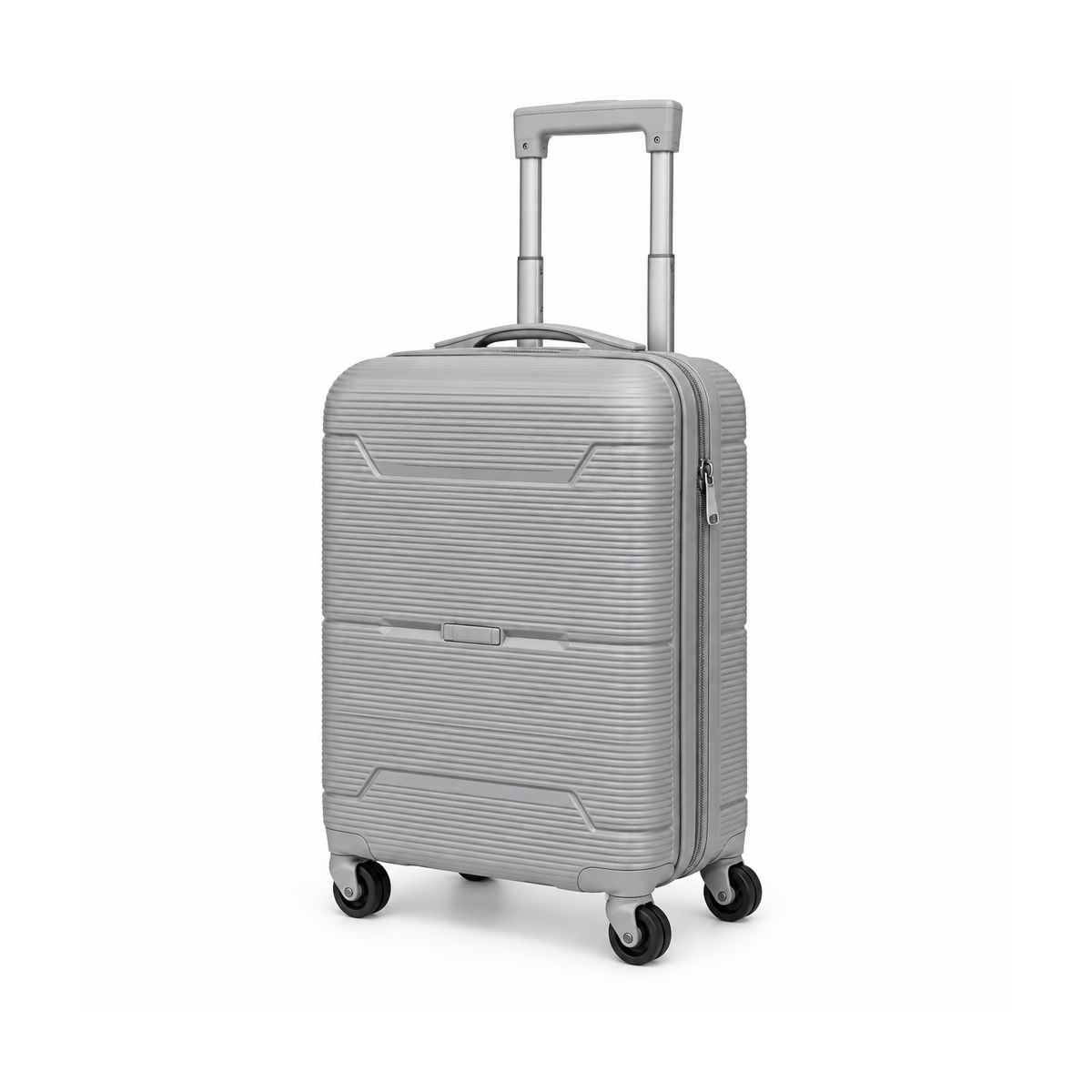 Maleta Con Ruedas 20 Pulgadas Color Gris Clipper Club - Miniatura 2