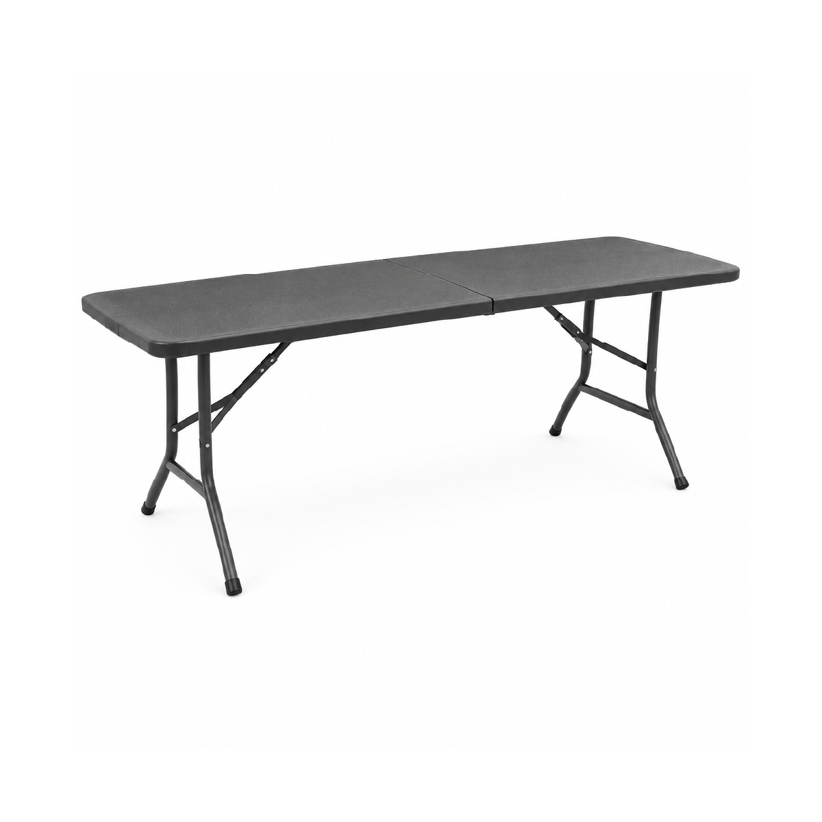 Mesa Rectangular Plegable Portátil De 1.83 Metros Color Negro Bika - Miniatura 3