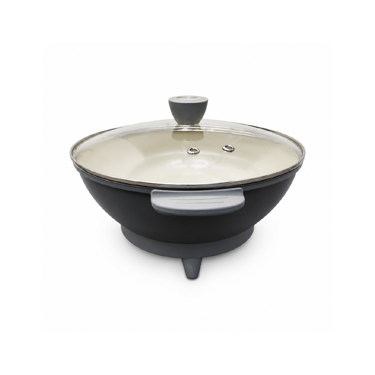 Sartén Eléctrico De Cerámica Color Gris Bremen - Miniatura 3