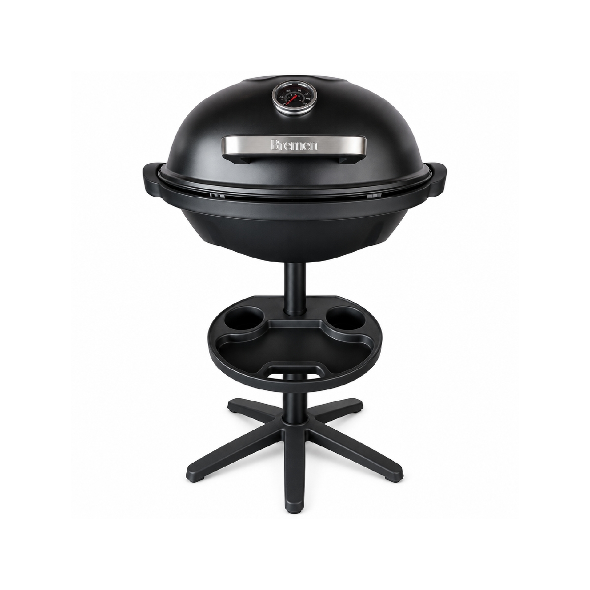 Parrillera Eléctrica Para Interior Y Exterior Color Negro Bremen