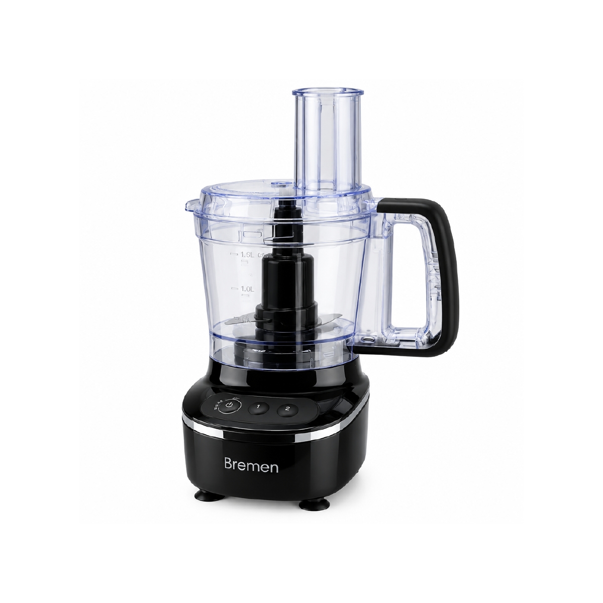 Procesador De Alimentos 4 Tazas Negro Bremen - Miniatura 2