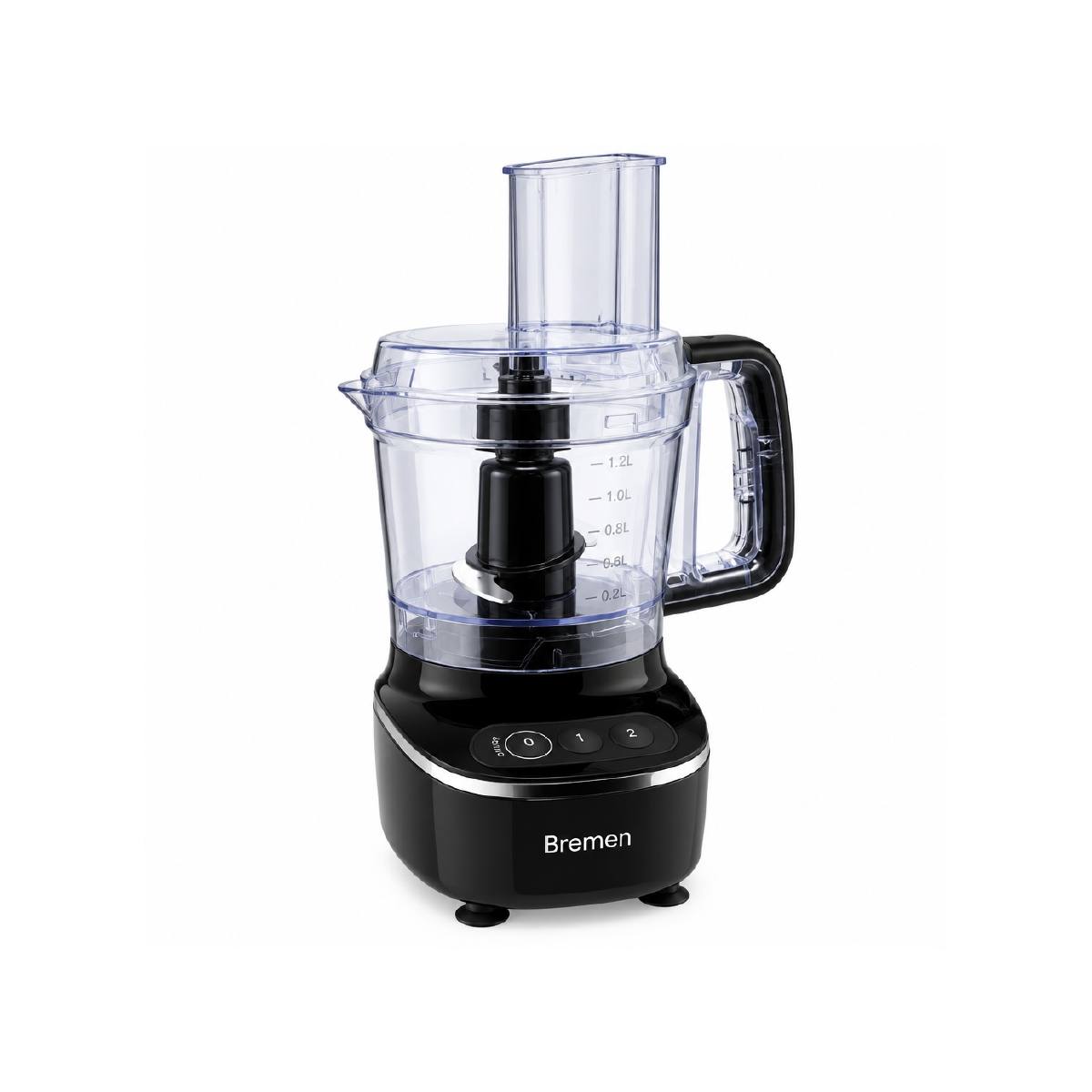 Procesador De Alimentos 4 Tazas Negro Bremen - Miniatura 3
