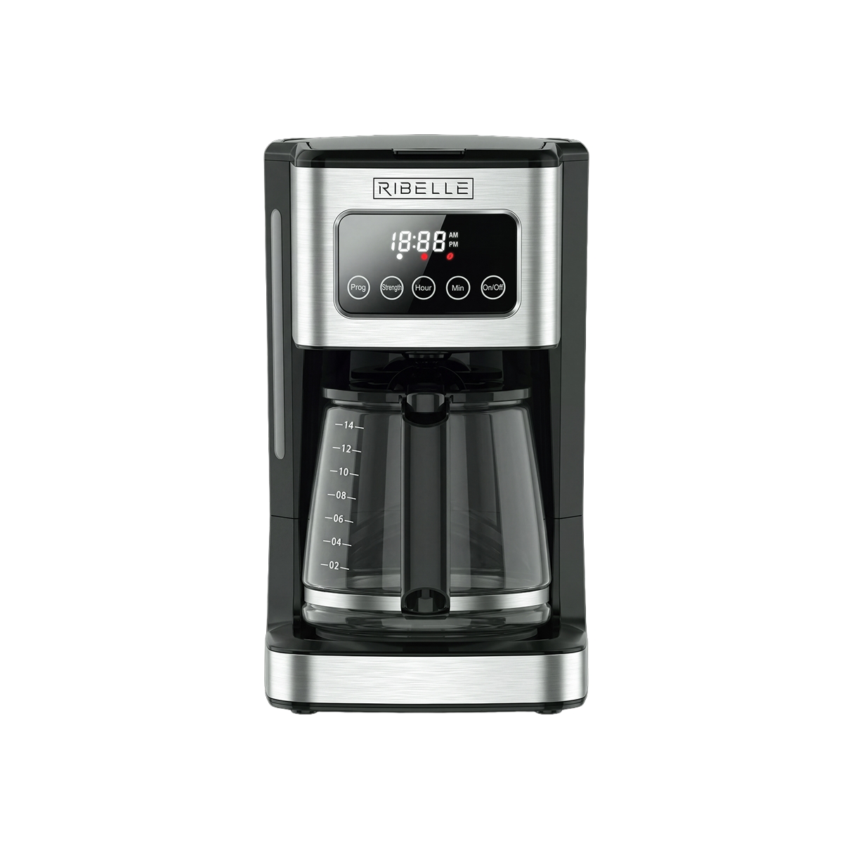 Cafetera Programable 14 Tazas Ribelle