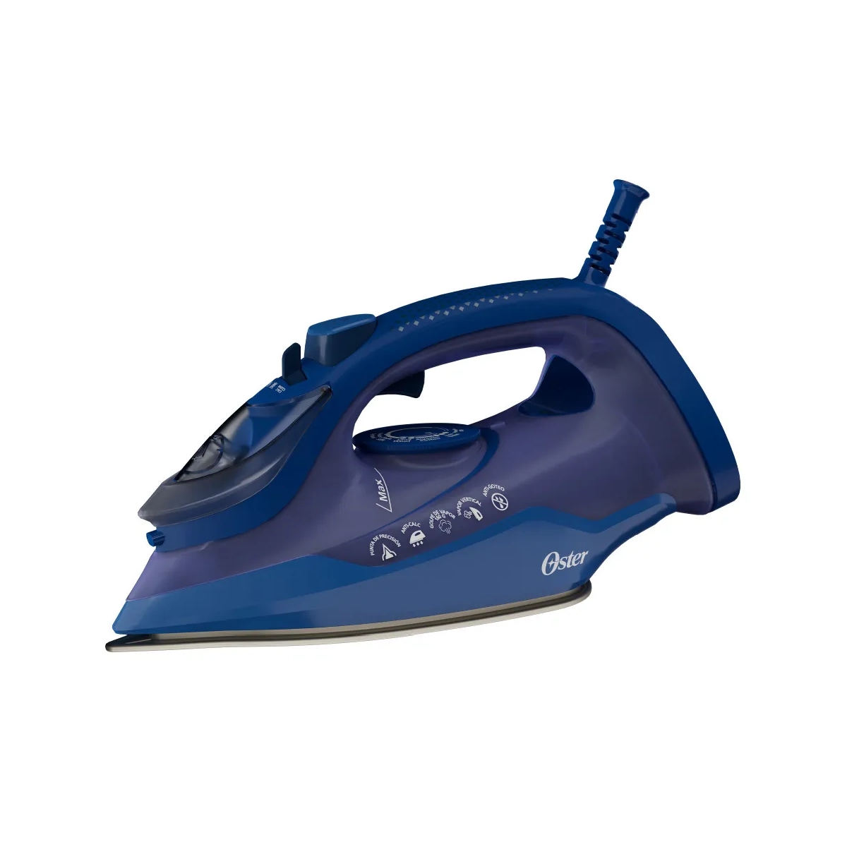 Plancha De Ropa A Vapor Color Azul Oster