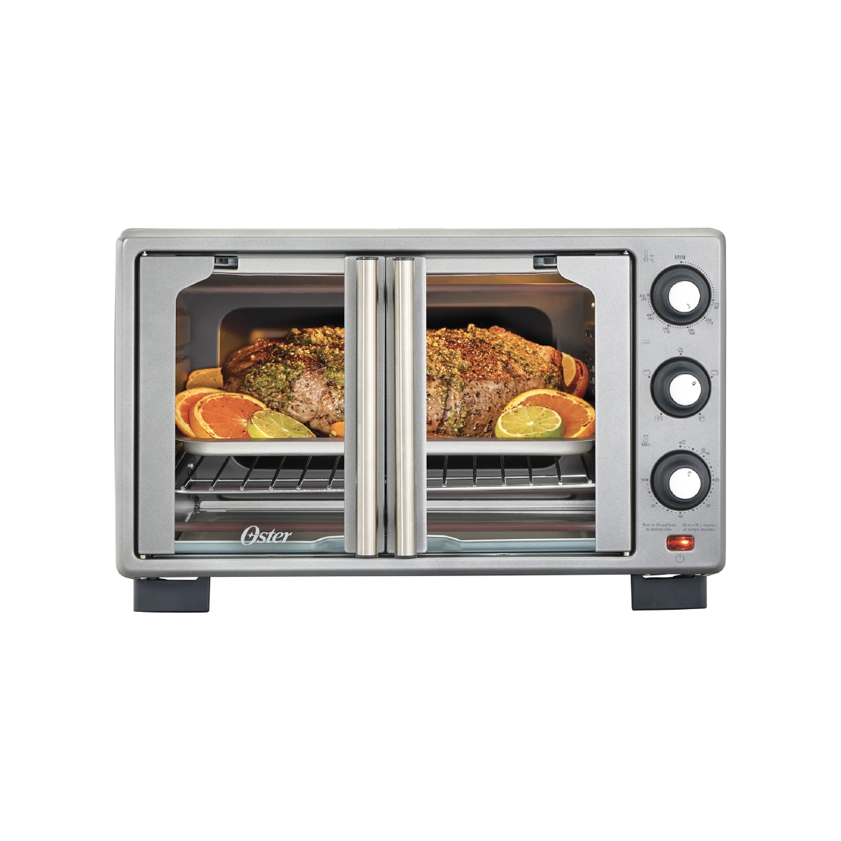 Horno Tostador Con Freidora De Aire De 25 Litros En Acero Inoxidable Oster