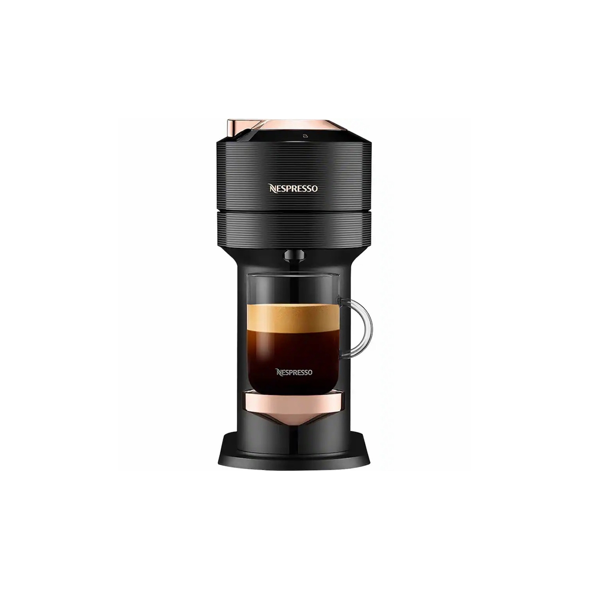 Cafetera Vertuo Next Color Negro Rosegold Nespresso