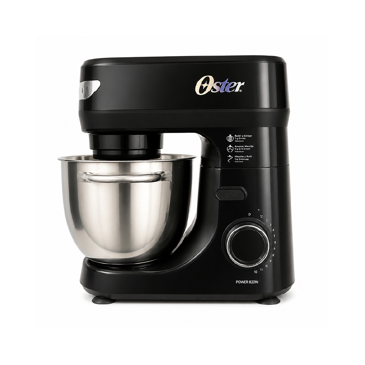 Batidora De Pedestal 12 Velocidades 4 Litros color negro Oster
