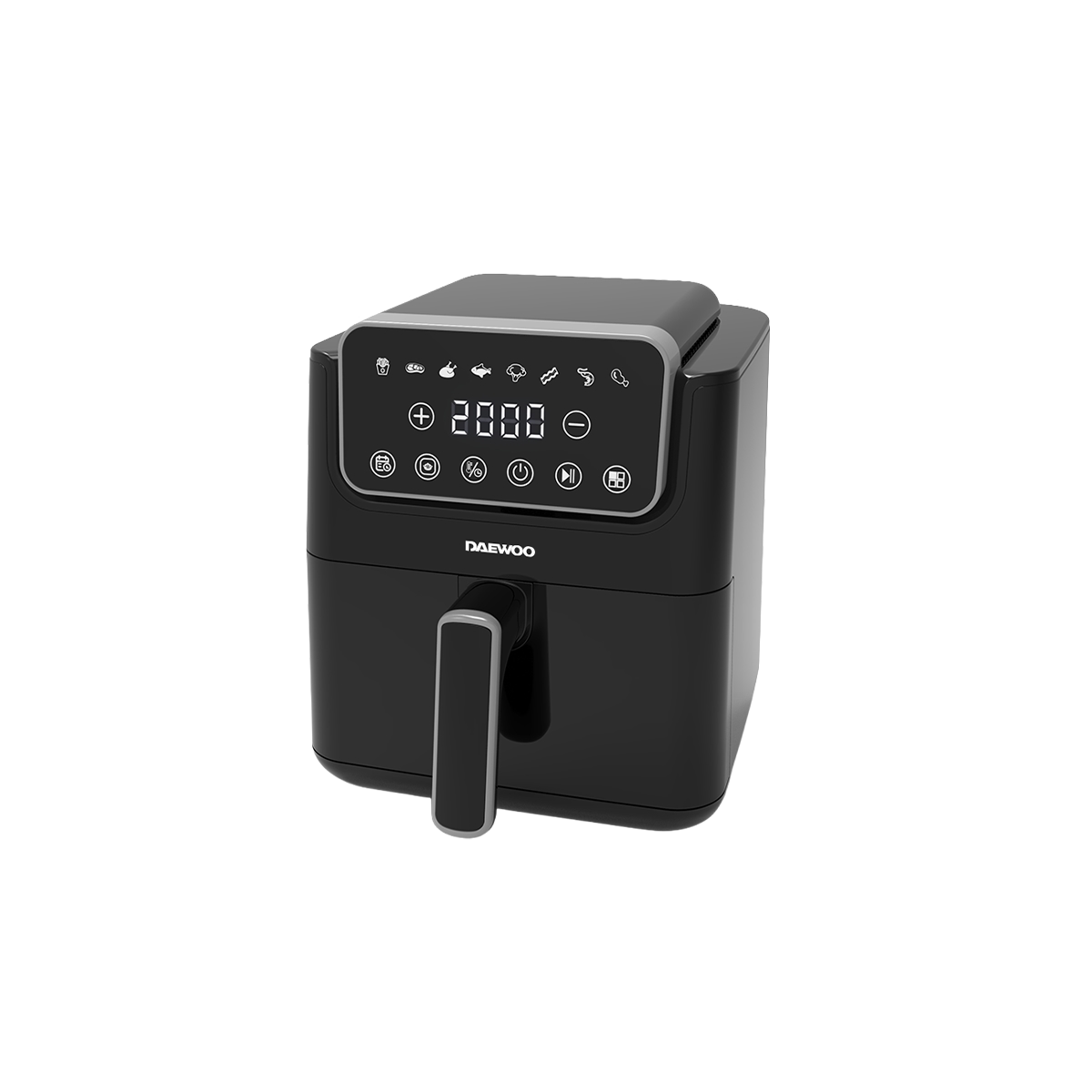Freidora De Aire 4.5 Litros Color Negro Daewoo - Miniatura 2