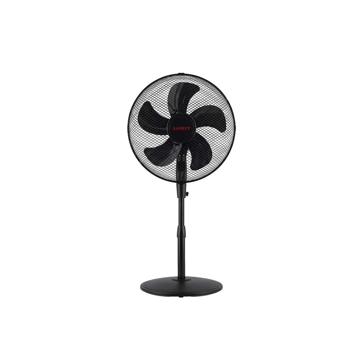 Ventilador De Pedestal 12 Pulgadas Color Negro Sankey