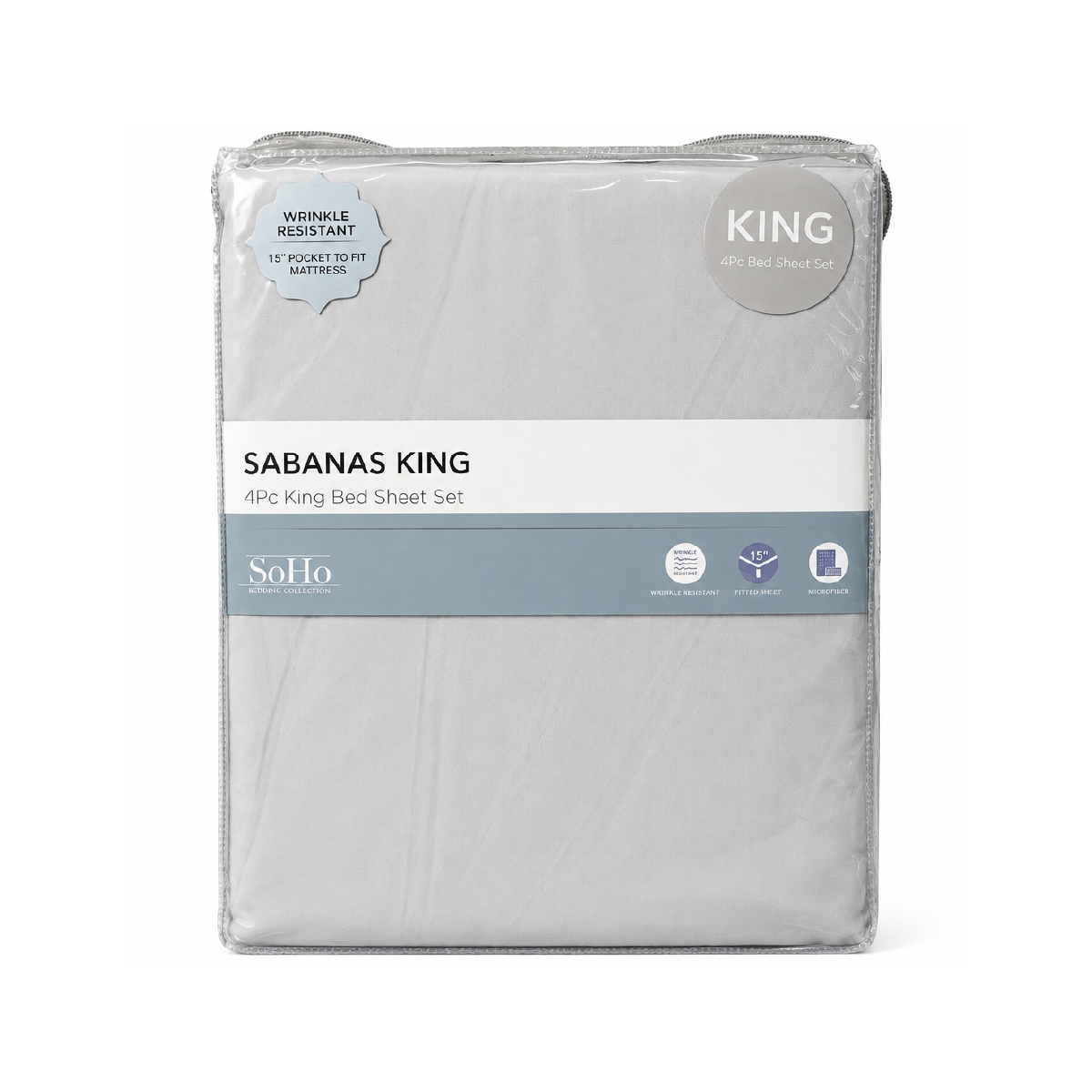 Juego De Sabanas King De 4 Piezas Soho - Miniatura 2