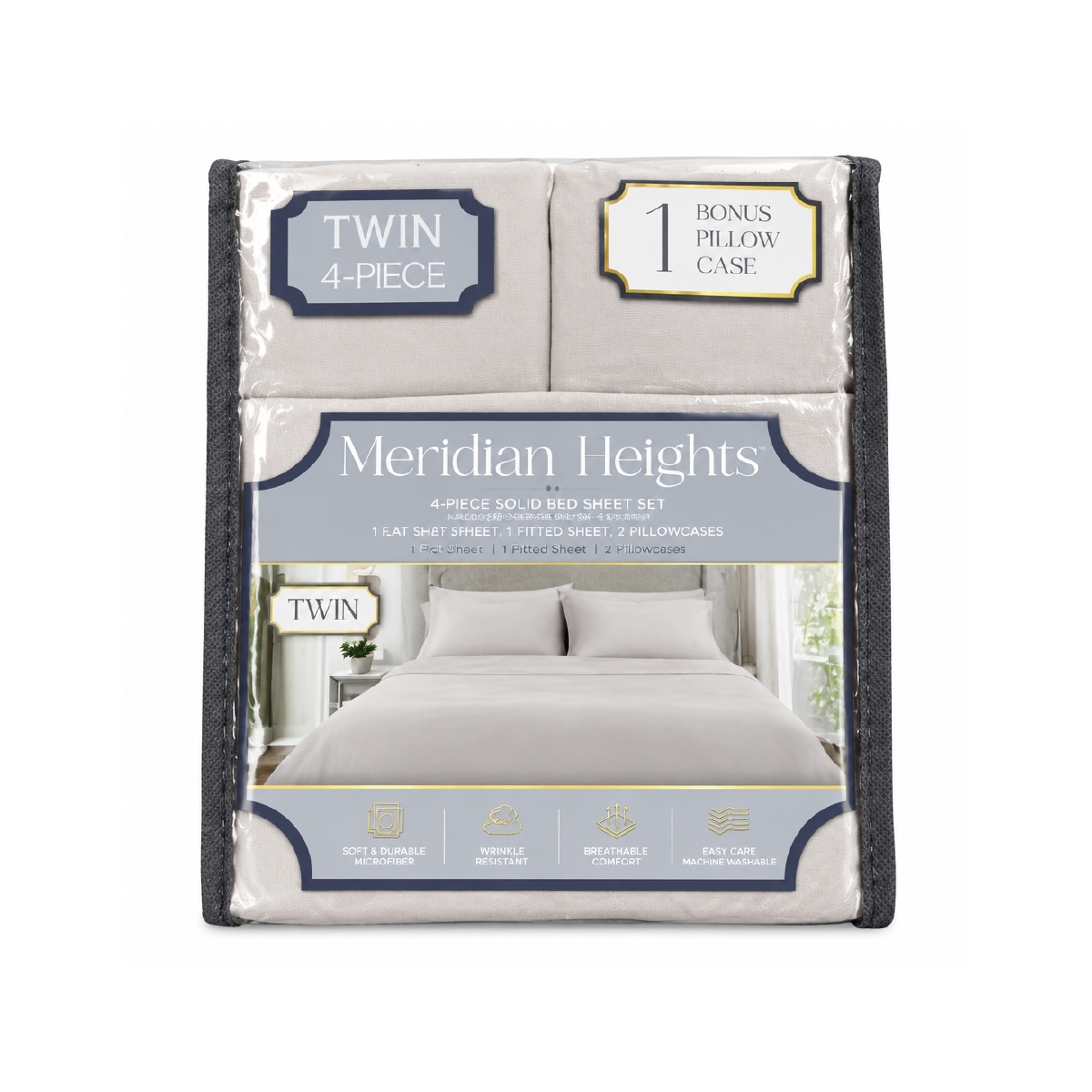 Juego De Sabanas Twin De 4 Piezas Meridian Heights - Miniatura 3
