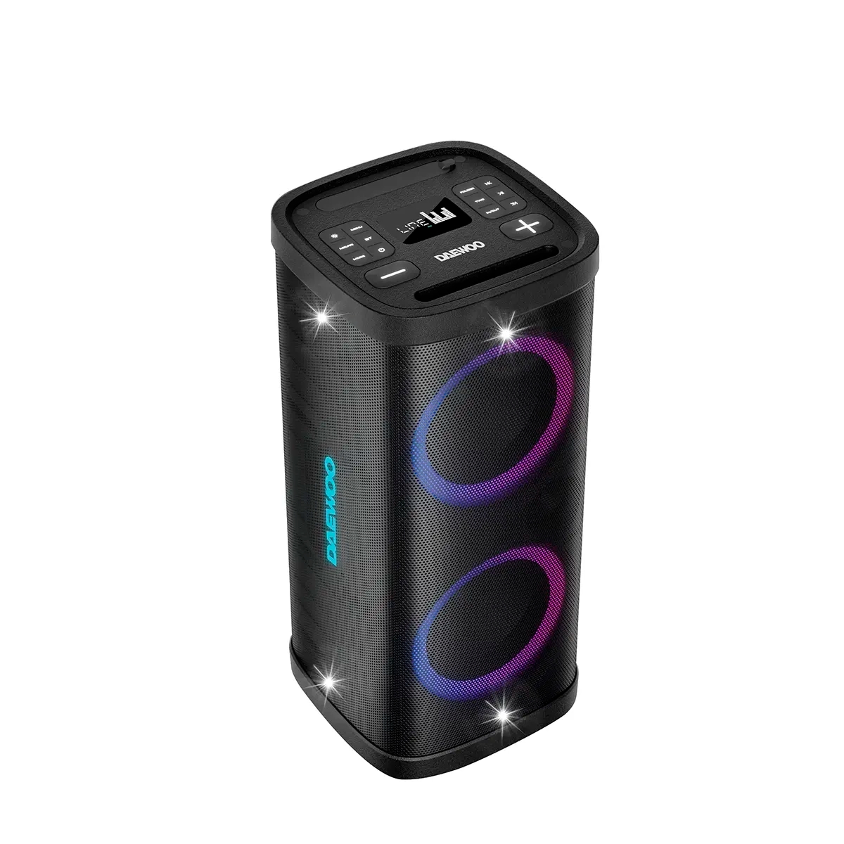 Corneta Party Speaker Con Bluetooth Doble De 6.5 Pulgadas Daewoo - Miniatura 3