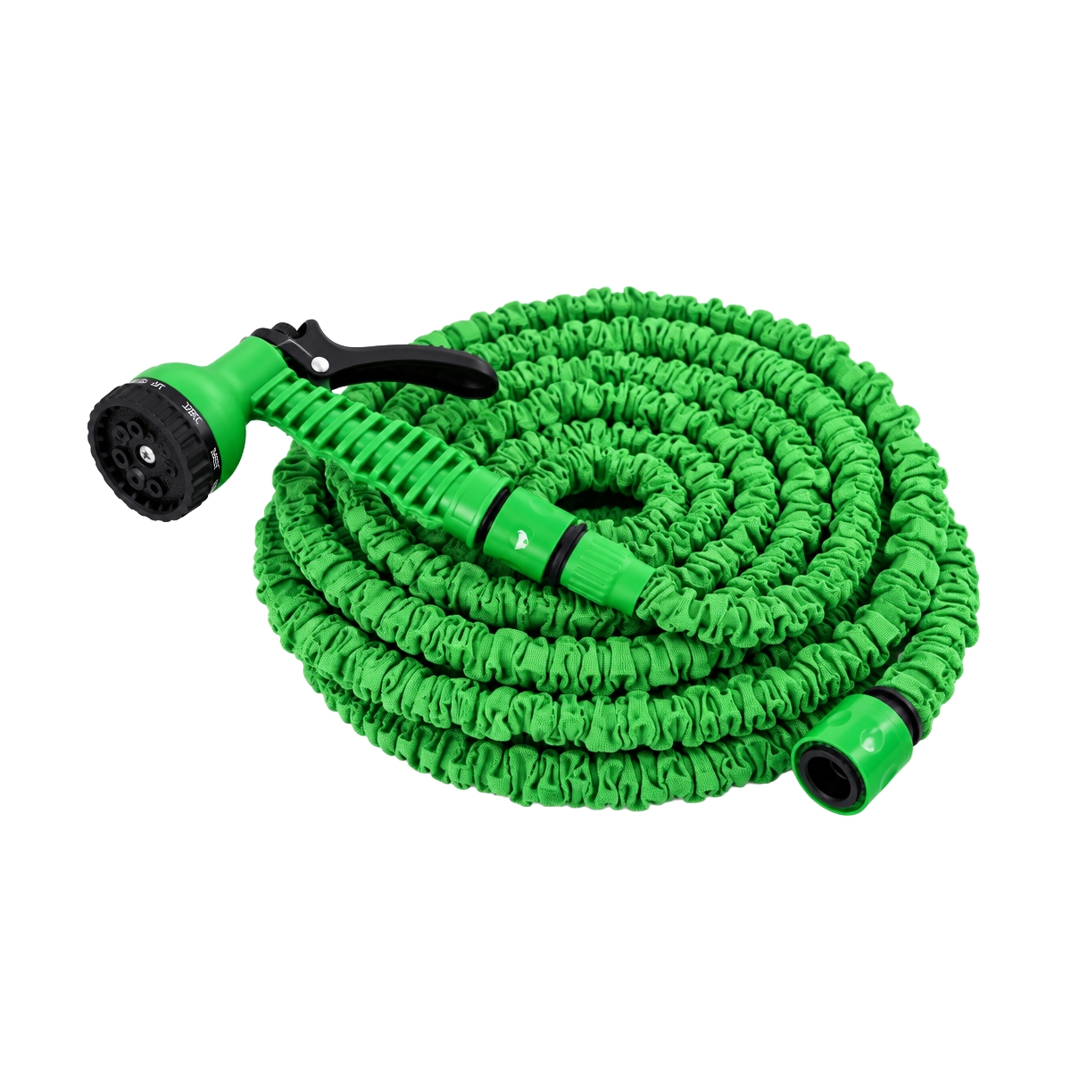 Manguera Expandible Para Jardín Con Pistola Rociadora Color Verde G-Ley - Miniatura 2